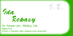 ida repasy business card
