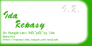 ida repasy business card